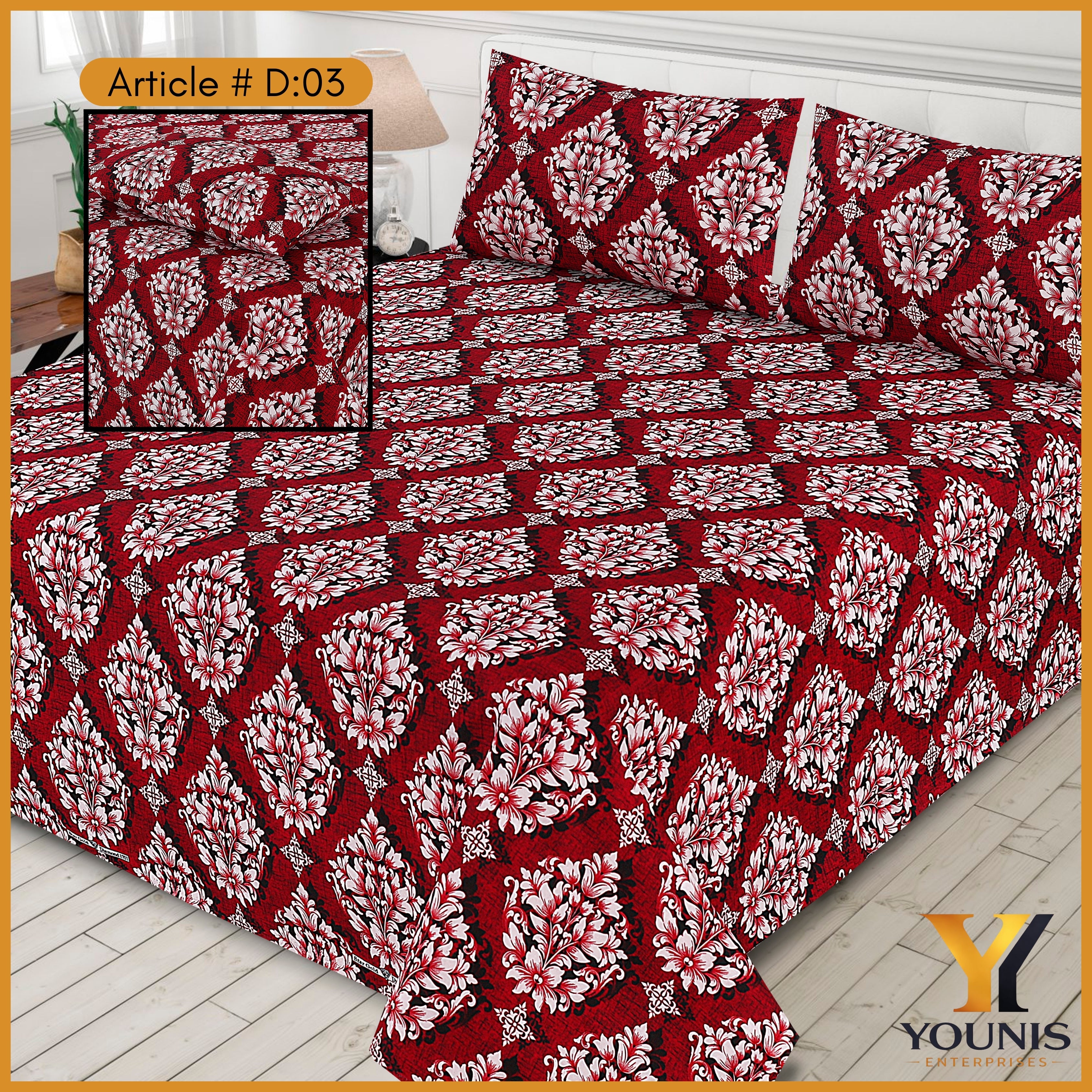 Pure Cotton Premium Bedsheet – Comfort Meets Timeless Style