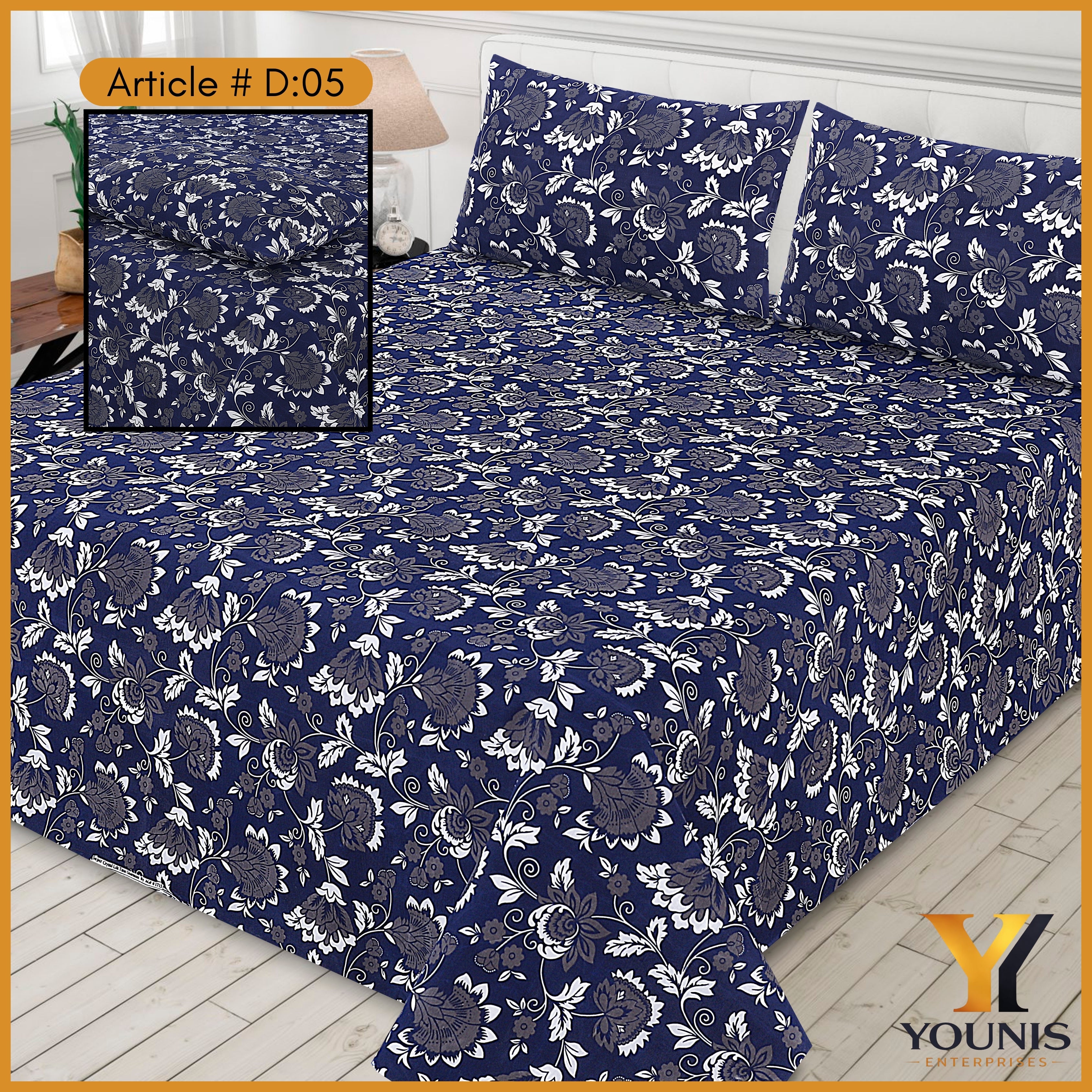 Pure Cotton Premium Bedsheet – Comfort Meets Timeless Style