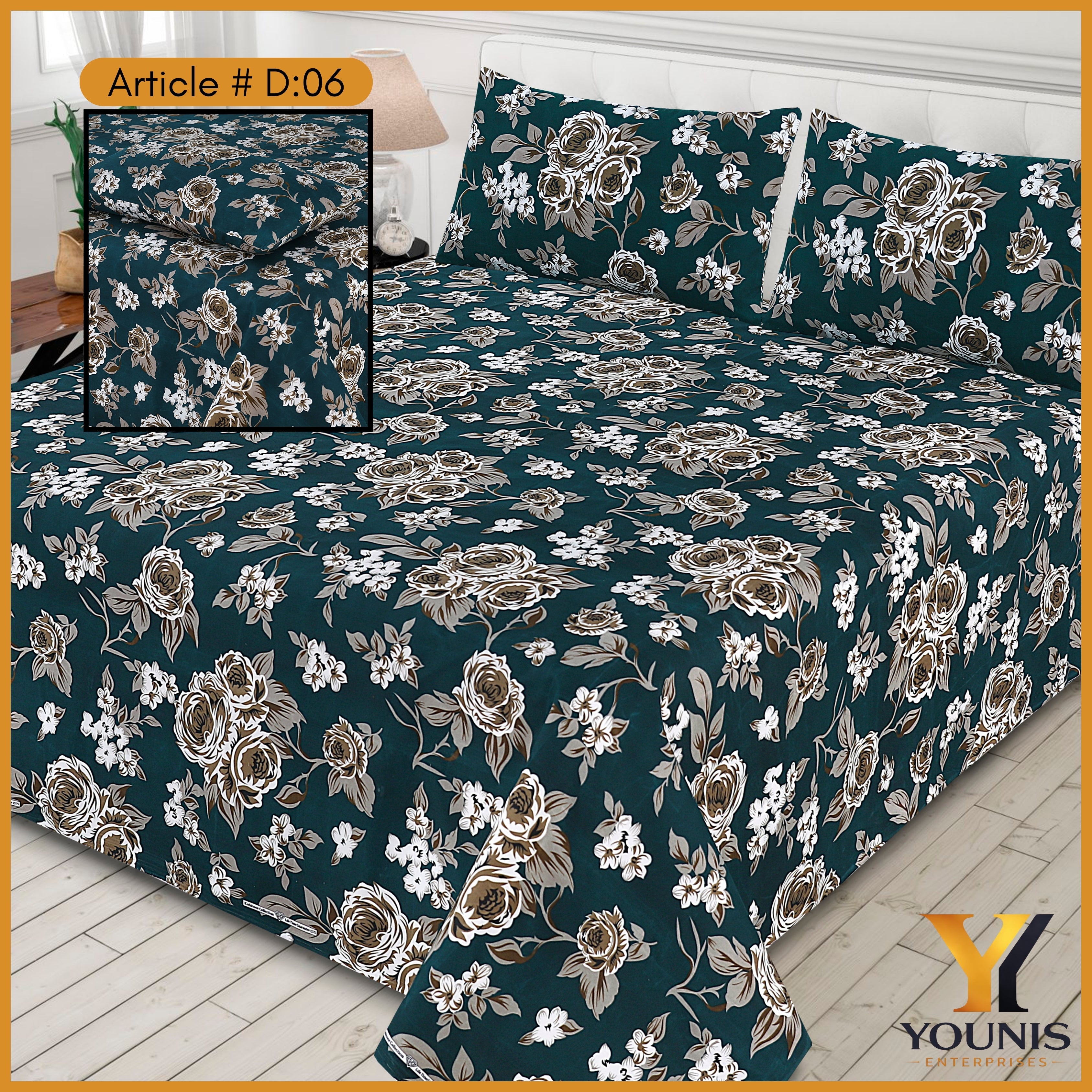 Pure Cotton Premium Bedsheet – Comfort Meets Timeless Style