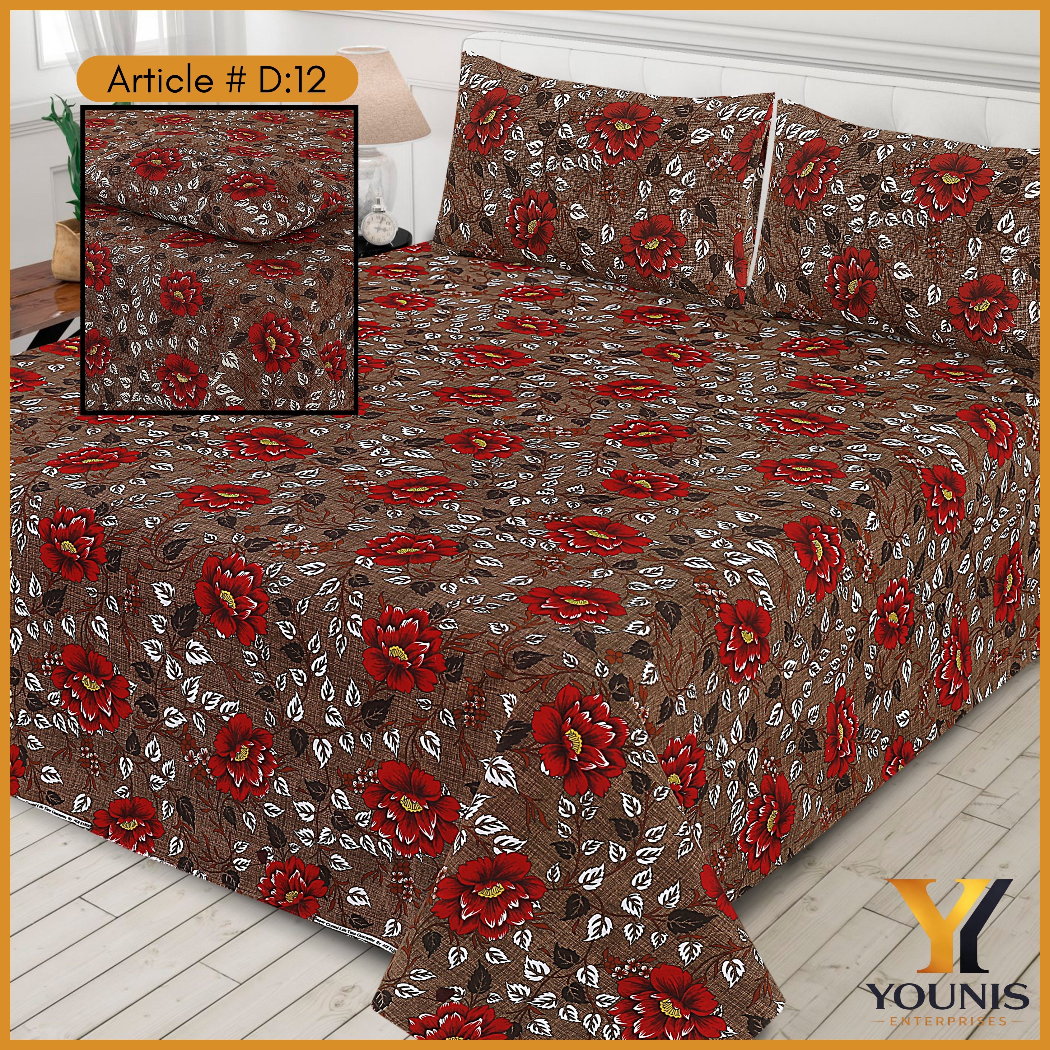 Pure Cotton Premium Bedsheet – Comfort Meets Timeless Style