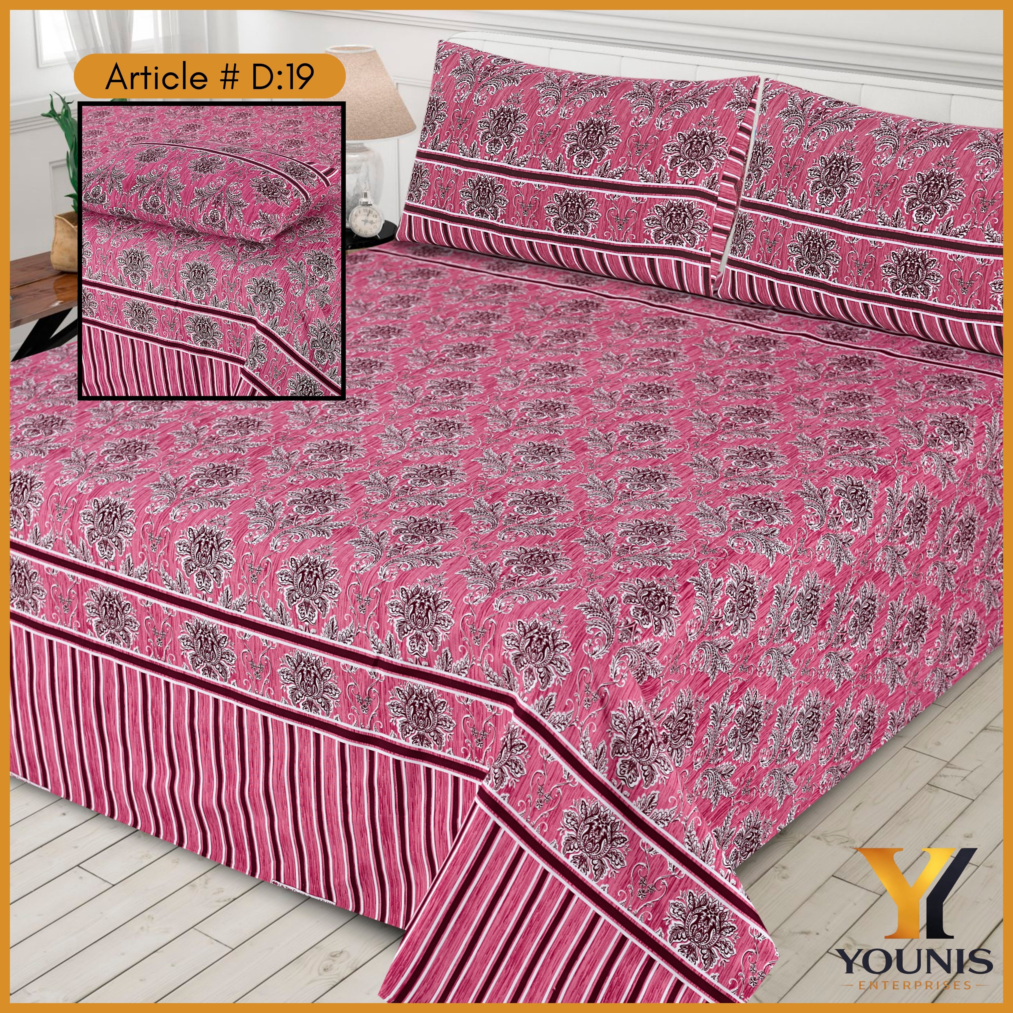 Pure Cotton Premium Bedsheet – Comfort Meets Timeless Style