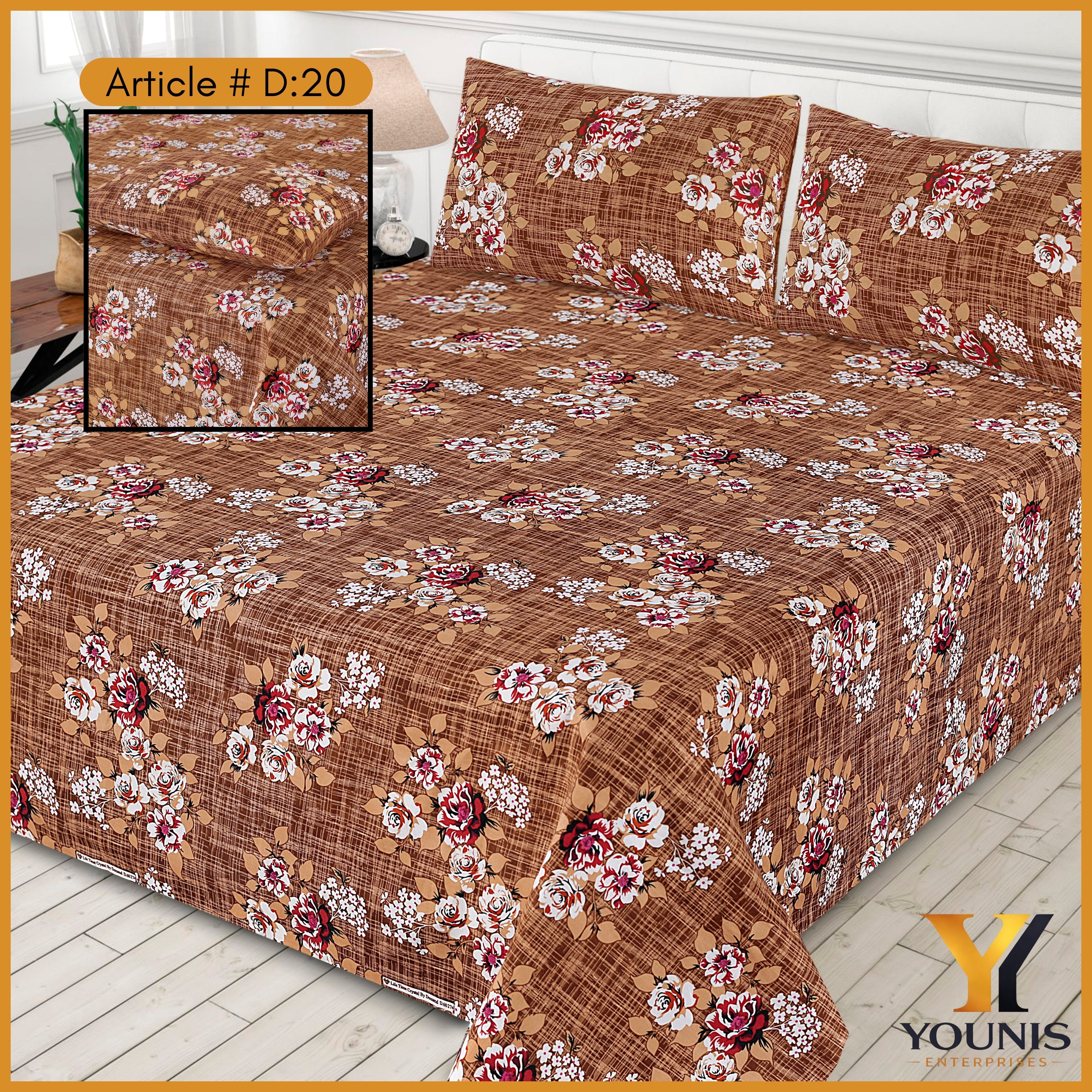 Pure Cotton Premium Bedsheet – Comfort Meets Timeless Style