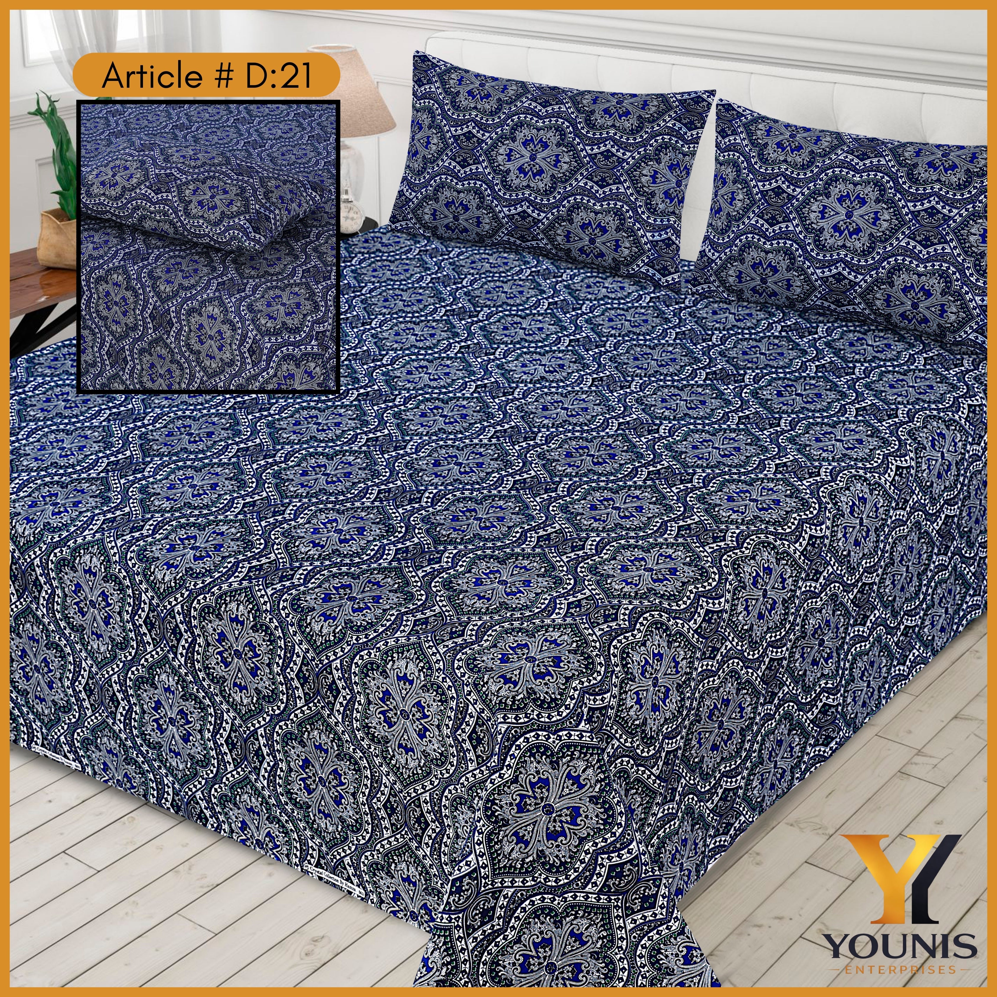 Pure Cotton Premium Bedsheet – Comfort Meets Timeless Style