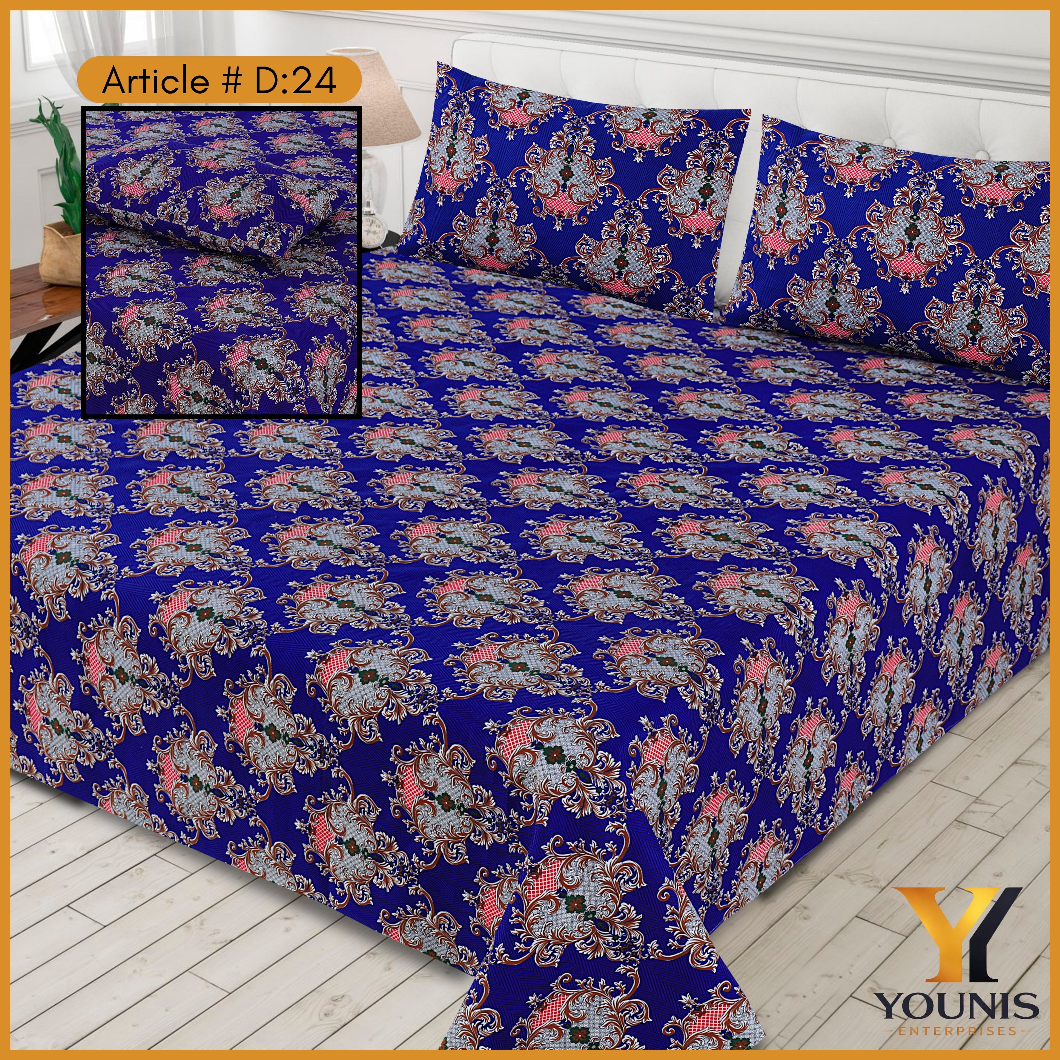 Pure Cotton Premium Bedsheet – Comfort Meets Timeless Style